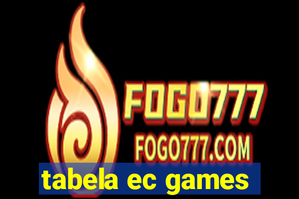 tabela ec games